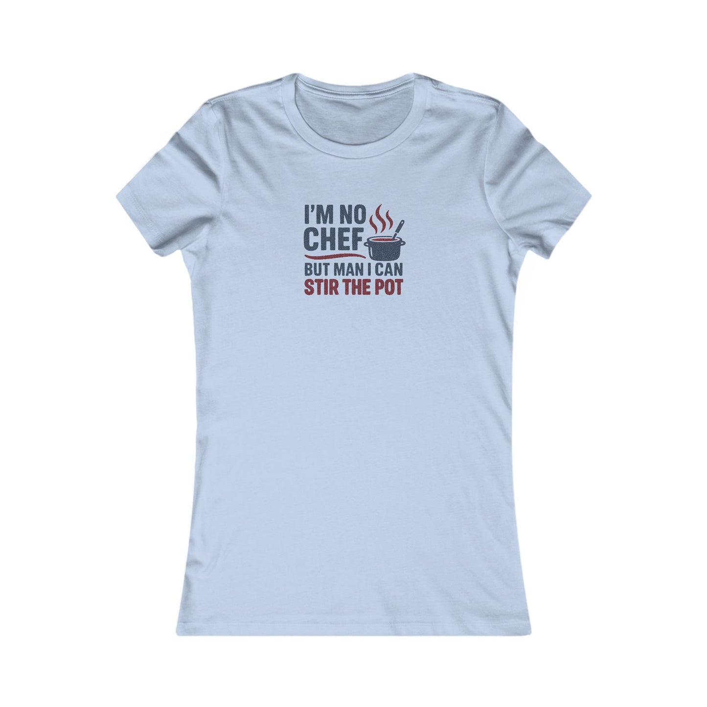 I'm No Chef, But Man I Stir the Pot — Retro Women's Tee (Light)