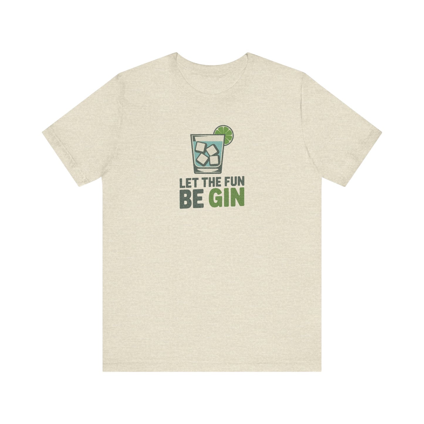 Party Starter: Let the Fun Be Gin – Cocktail Retro Tee (Light)