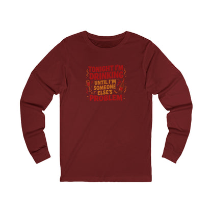 The Problem is Coming From Inside the Bar — Retro Long Sleeve (Dark)