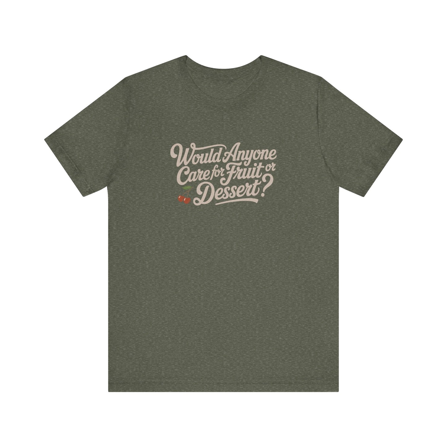 Would Anyone Care for Fruit or Dessert? — Clue Retro Tee (Dark)