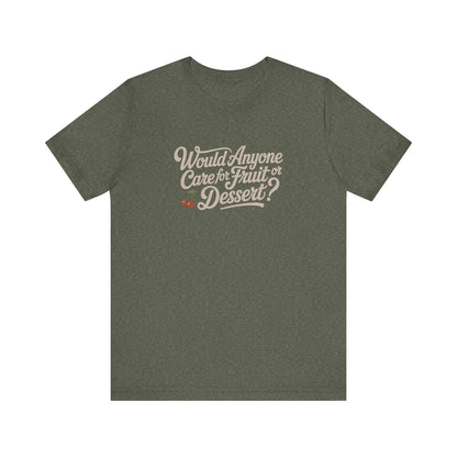 Would Anyone Care for Fruit or Dessert? — Clue Retro Tee (Dark)