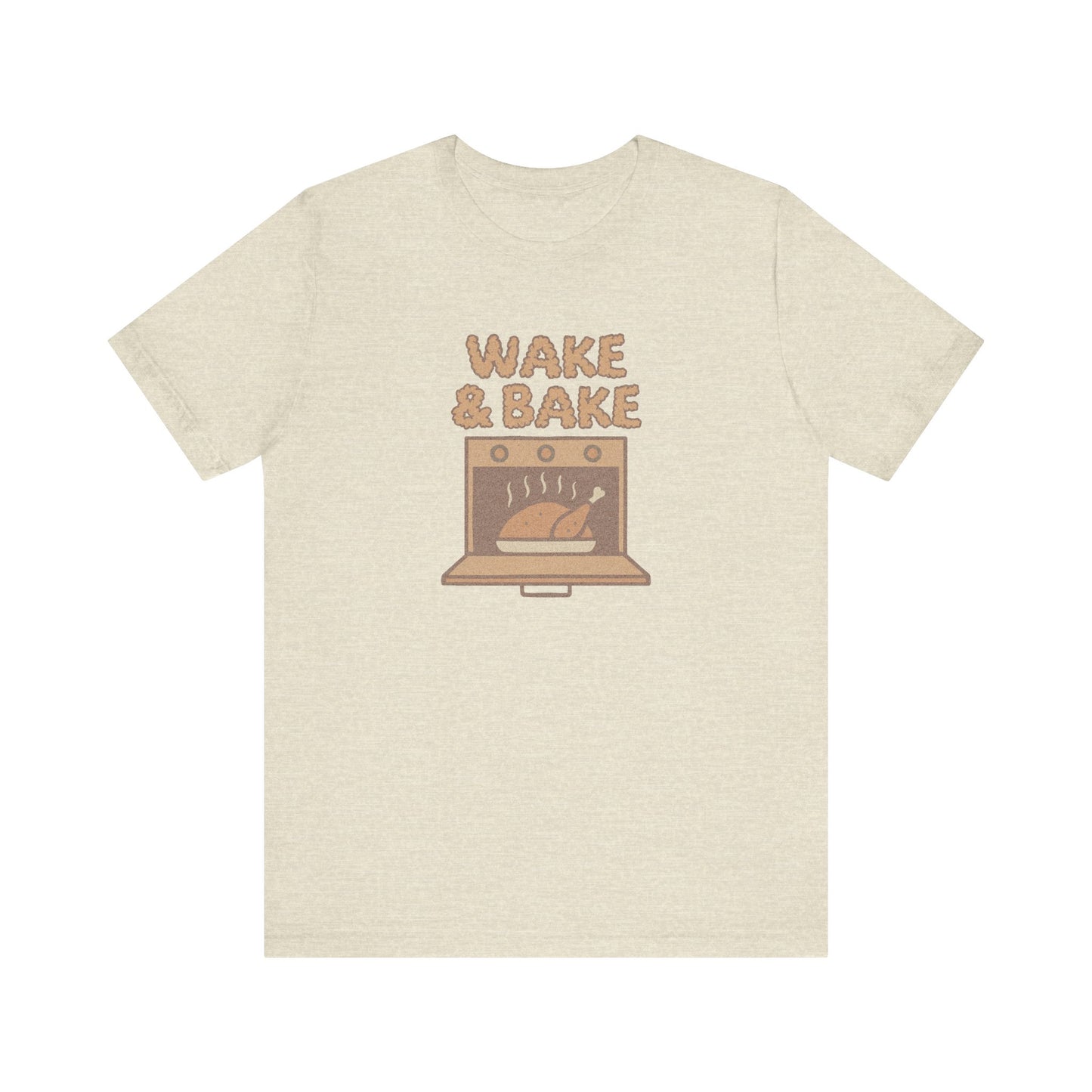 Wake & Bake — Retro Thanksgiving Turkey Tee (Light)