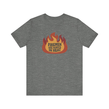 Firemen Are Always in Heat — Flirtatious Retro Tee (Light)