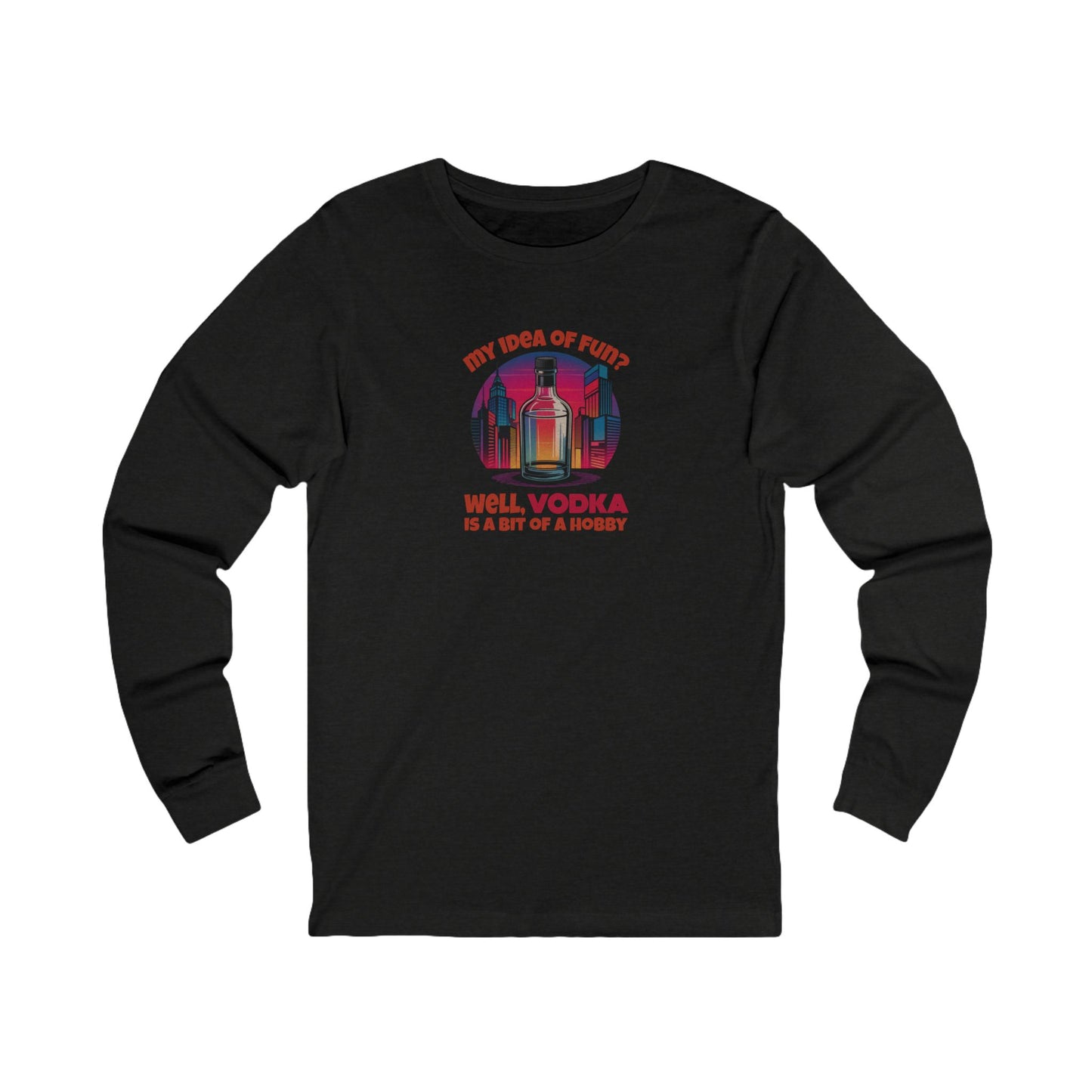 Vodka is a Bit of a Hobby — Retro Graphic Long Sleeve (Dark)