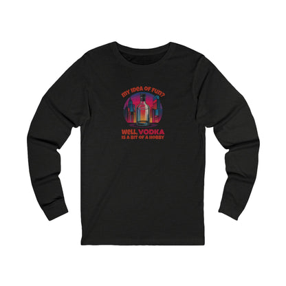 Vodka is a Bit of a Hobby — Retro Graphic Long Sleeve (Dark)