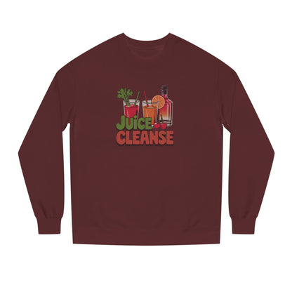 Juice Cleanse Liquid Diet — Boozy Brunch Retro Sweatshirt (Dark)
