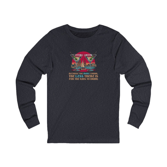 Open Bar (for the Kids) — Friends Retro Long Sleeve (Dark)