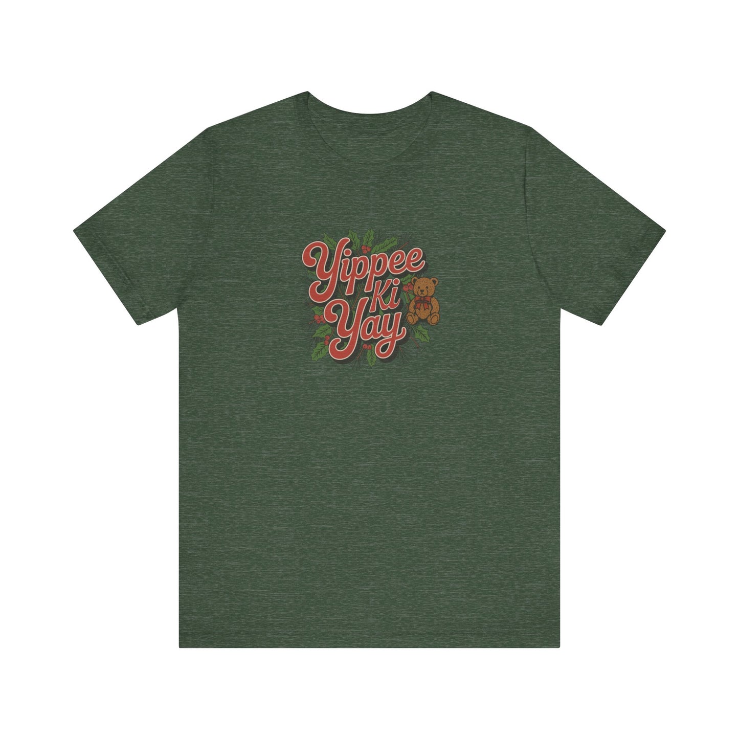 Yippee Ki Yay — Die Hard Retro Christmas Tee (Dark)