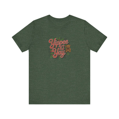 Yippee Ki Yay — Die Hard Retro Christmas Tee (Dark)
