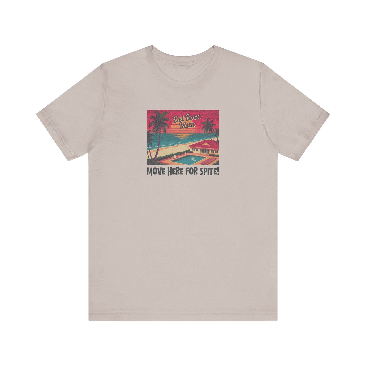 Del Boca Vista (Move Here For Spite!) — Seinfeld Retro Tee (Light)