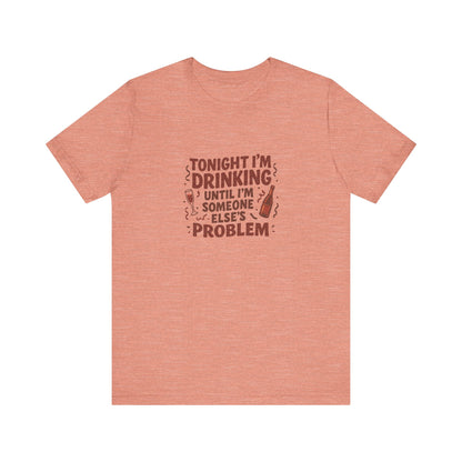 The Problem is Coming From Inside the Bar — Retro Tee (Light)