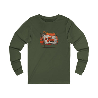I'm Surrendering to Fun — Fun with Flags Retro Long Sleeve (Dark)