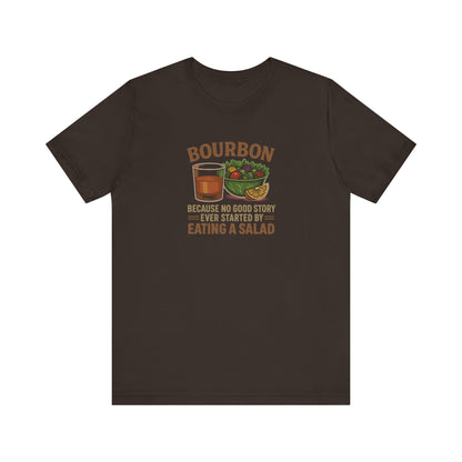 Bourbon > Eating a Salad — Retro Graphic Tee (Dark)
