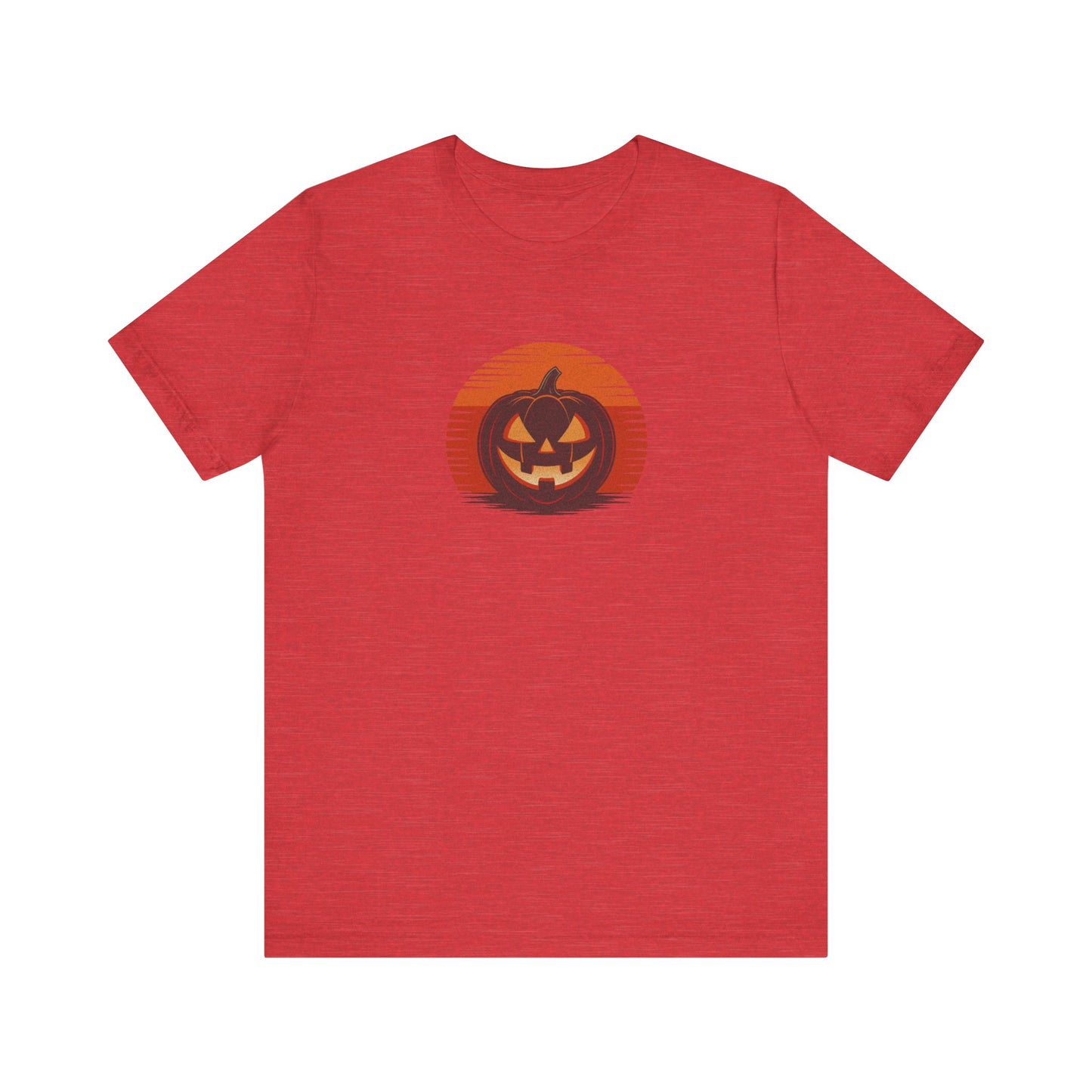 Retro Jack: Sliced Sunset — Halloween Sunset Tee (Light)
