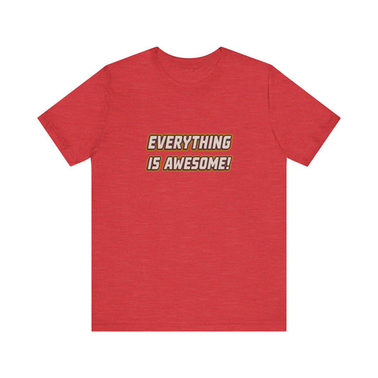 Everything is Awesome! — The LEGO Movie-Inspired Retro Tee (Light)