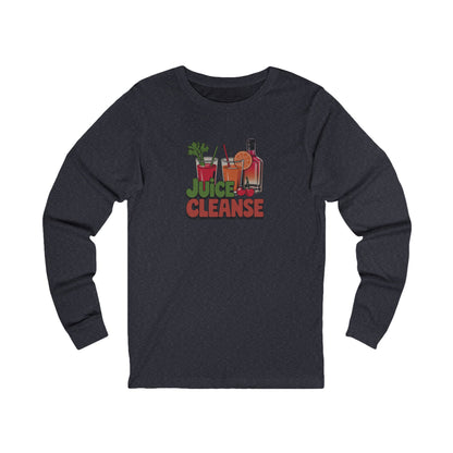 Juice Cleanse Liquid Diet — Boozy Brunch Retro Long Sleeve (Dark)