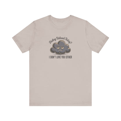 Feeling Unloved Today? I Don't Love You Either — Moody Cloud Retro Tee (Light)