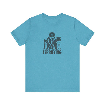 Bears Are Terrifying — Retro Silhouette Tee (Light)