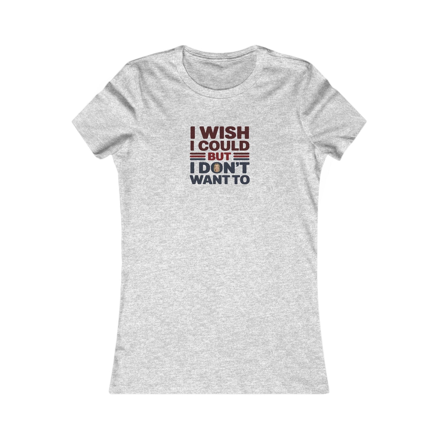 I Wish I Could, But I Don't Want To — Phoebe Buffay Retro Women's Tee (Light)