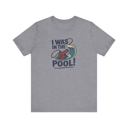 I Was in the Pool! — George Costanza Shrinkage Retro Tee (Light)