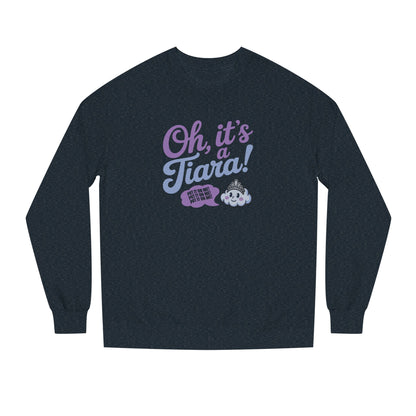 Oh, It’s a Tiara! (Put It On Me!) — Amy Farrah Fowler Retro Sweatshirt (Dark)