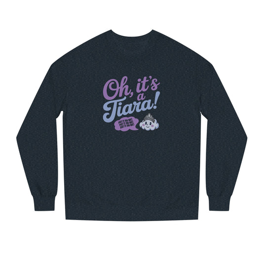 Oh, It’s a Tiara! (Put It On Me!) — Amy Farrah Fowler Retro Sweatshirt (Dark)