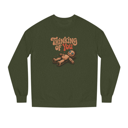 The Voodoo That You Do, So Well — Retro Voodoo Doll Sweatshirt (Dark)