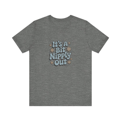 It's a Bit Nipply Out — Christmas Vacation Retro Tee (Light)