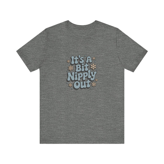 It's a Bit Nipply Out — Christmas Vacation Retro Tee (Light)