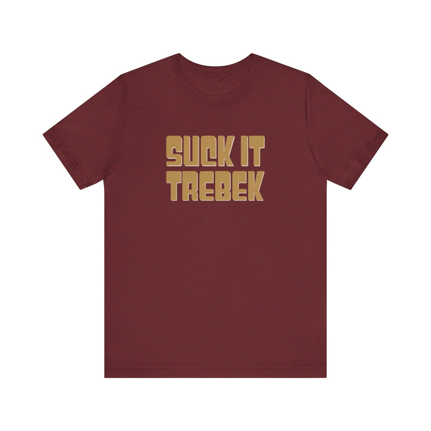Suck It Trebek — SNL Celebrity Jeopardy Sketch Retro Tee (Dark)