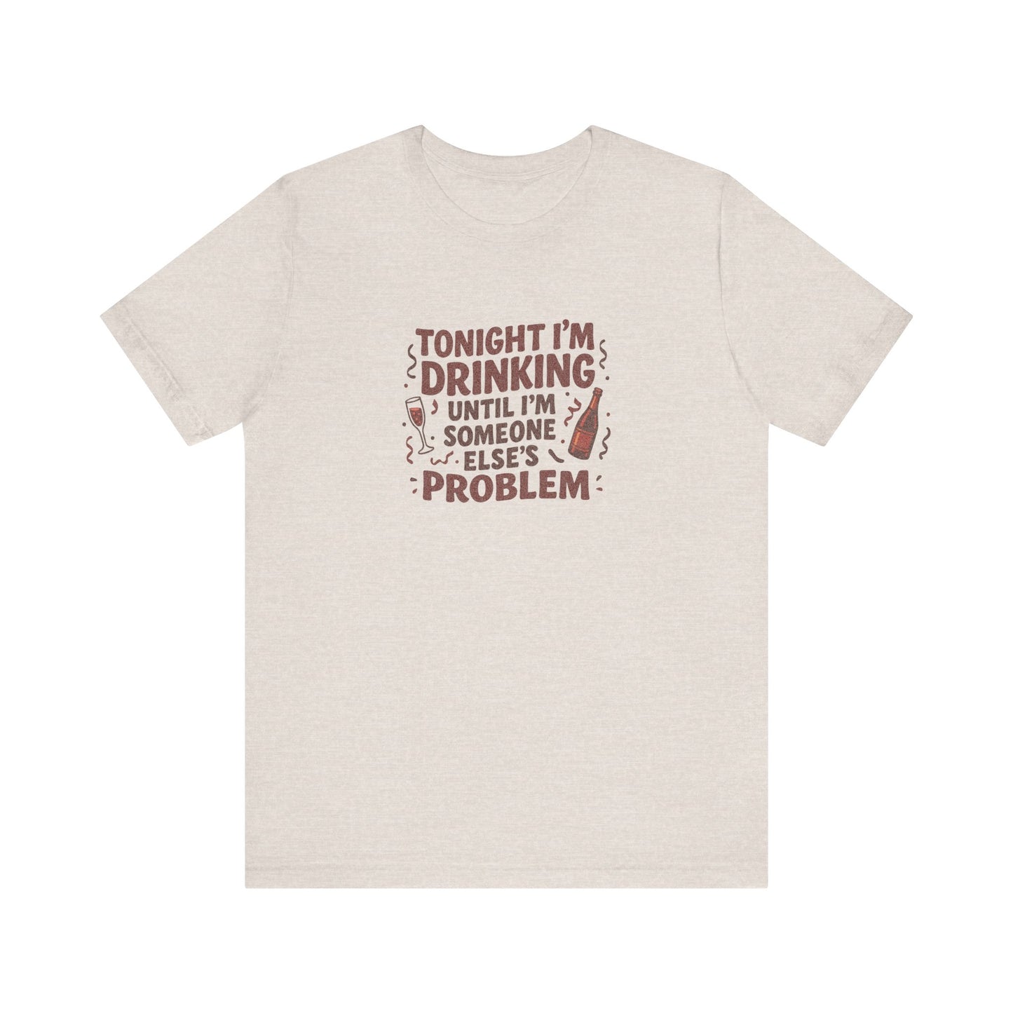 The Problem is Coming From Inside the Bar — Retro Tee (Light)
