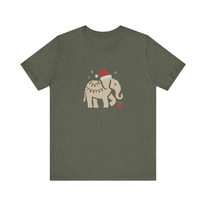 White Elephant Season — Retro Christmas Graphic Tee (Dark)
