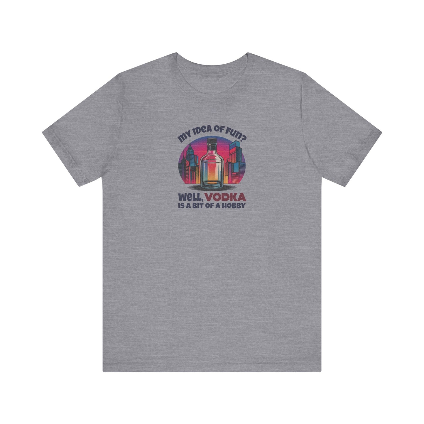 Vodka is a Bit of a Hobby — Retro Graphic Tee (Dark)