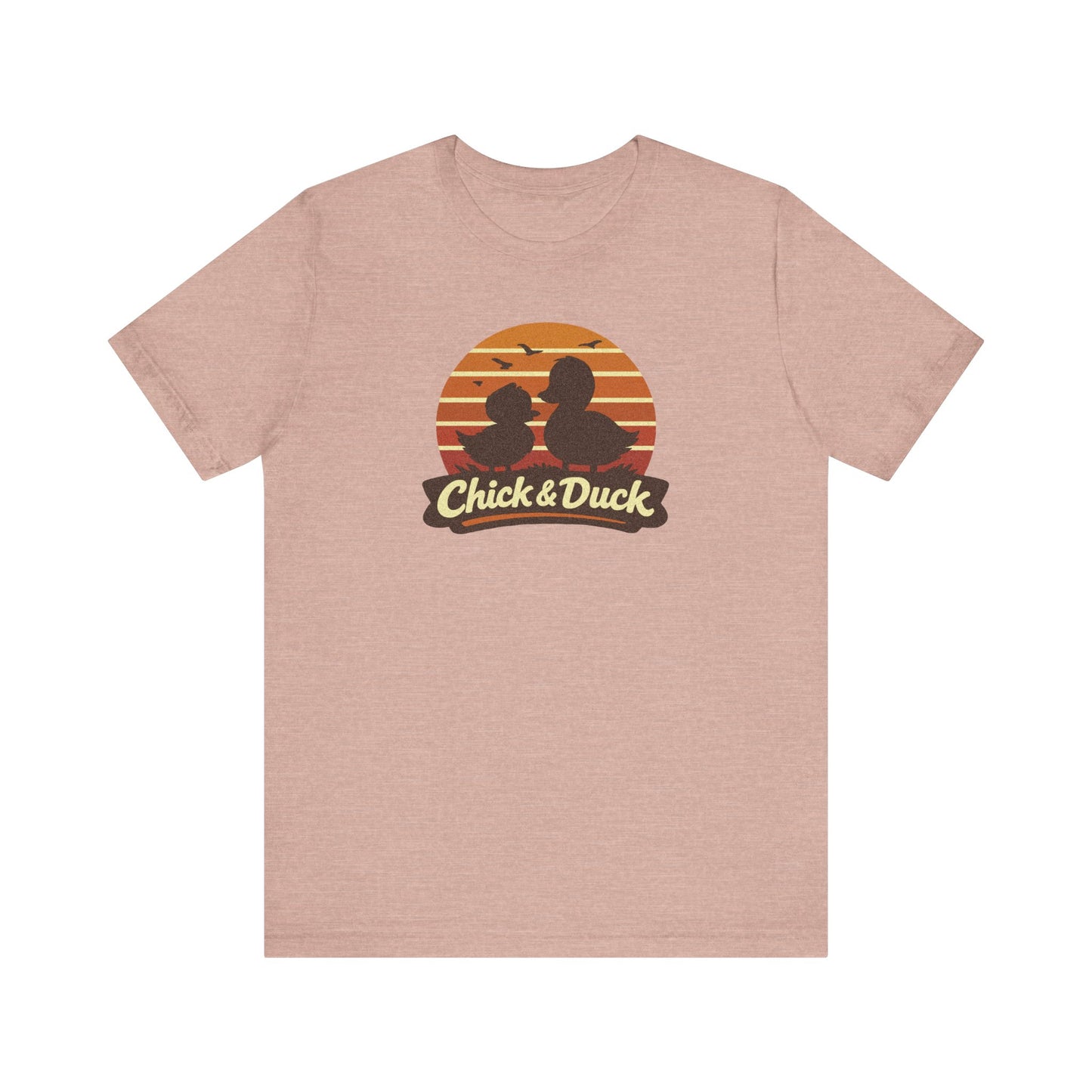 The Chick and the Duck — Friends Retro Tee (Light)