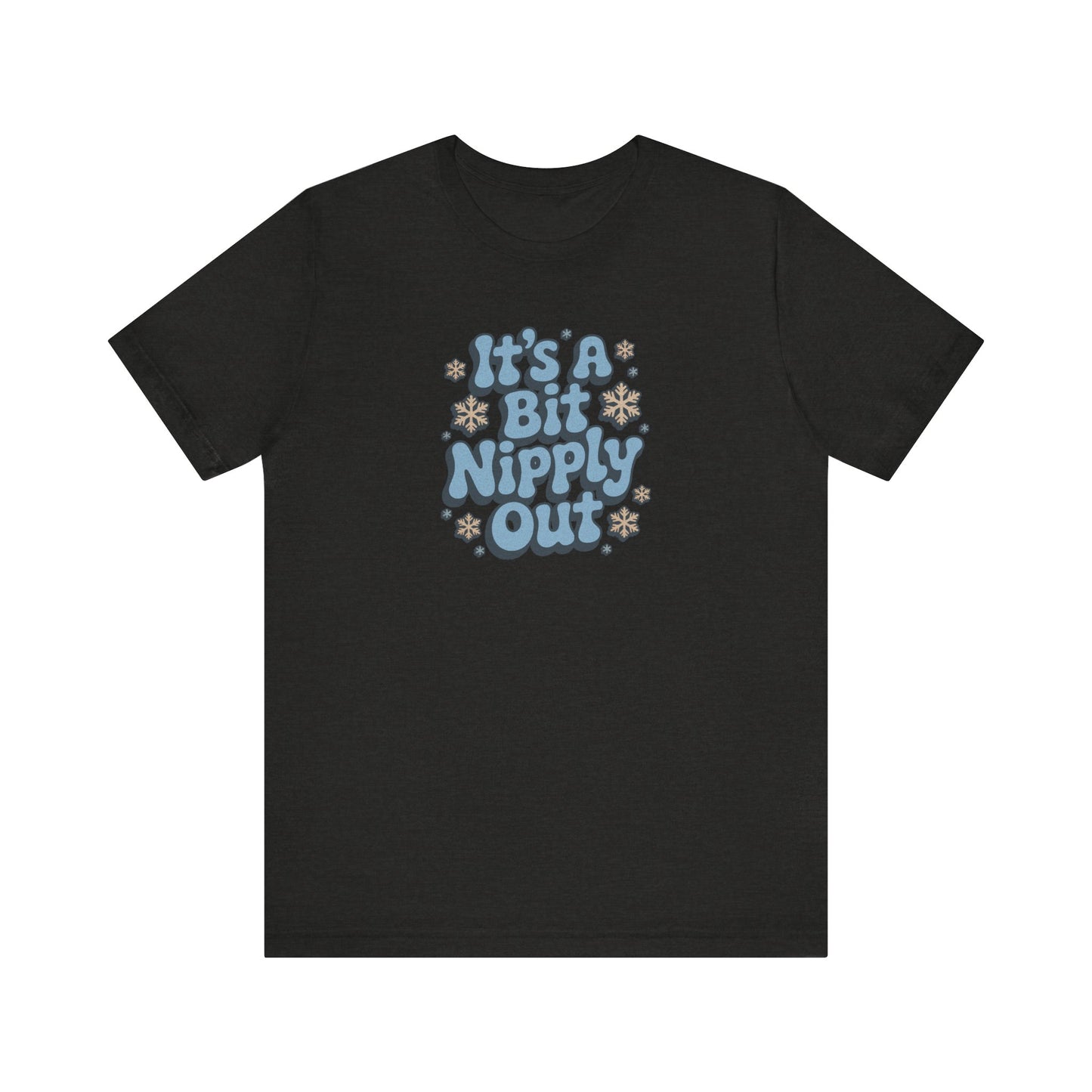 It's a Bit Nipply Out — Christmas Vacation Retro Tee (Dark)