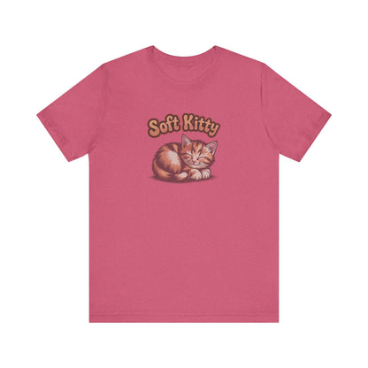Soft Kitty Sick-Day Lullaby — Big Bang Theory Retro Tee (Light)