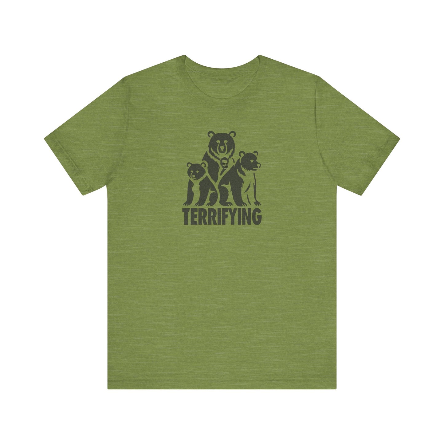 Bears Are Terrifying — Retro Silhouette Tee (Light)