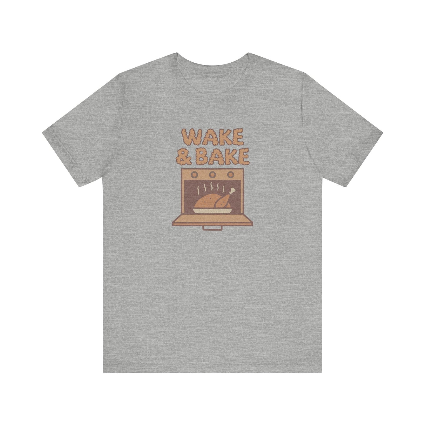 Wake & Bake — Retro Thanksgiving Turkey Tee (Light)