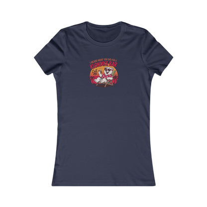 What You Did for a Klondike Bar — Retro Graphic Women's Tee (Dark)