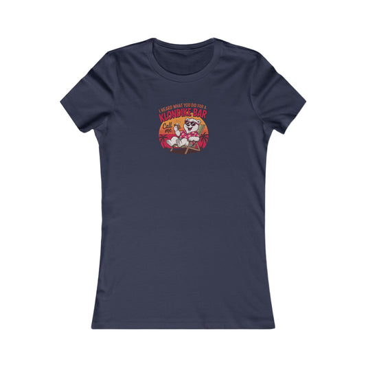 What You Did for a Klondike Bar — Retro Graphic Women's Tee (Dark)