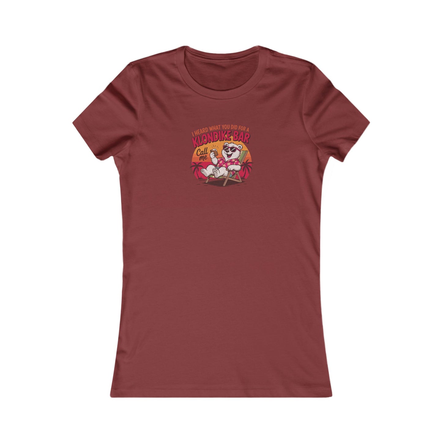 What You Did for a Klondike Bar — Retro Graphic Women's Tee (Dark)