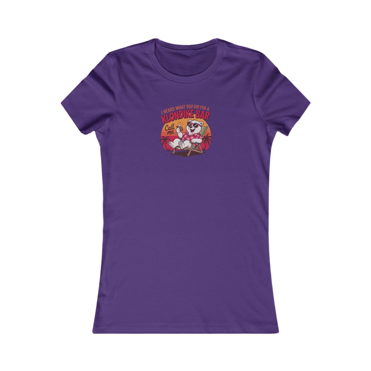 What You Did for a Klondike Bar — Retro Graphic Women's Tee (Dark)