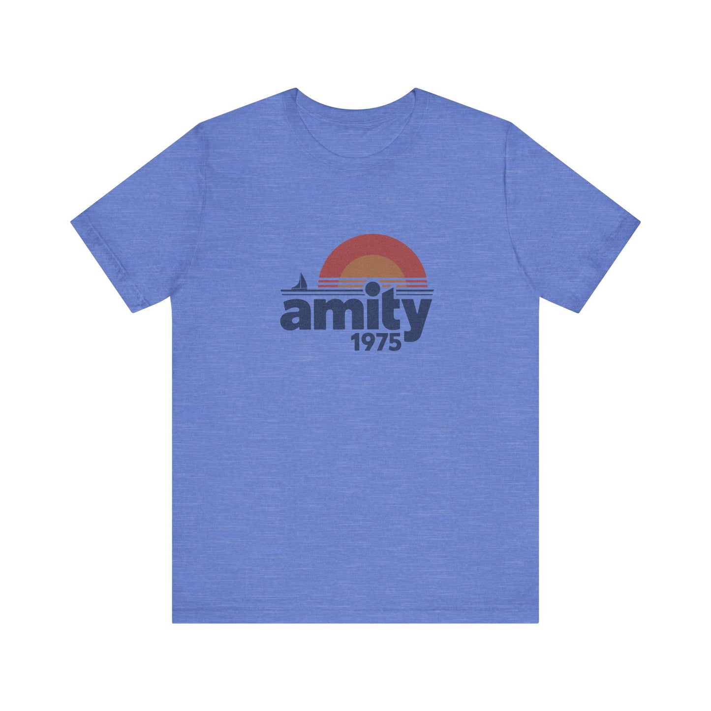 Amity Island 1975 — Jaws-Inspired Retro Tee (Light)