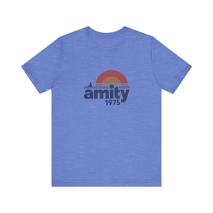 Amity Island 1975 — Jaws-Inspired Retro Tee (Light)