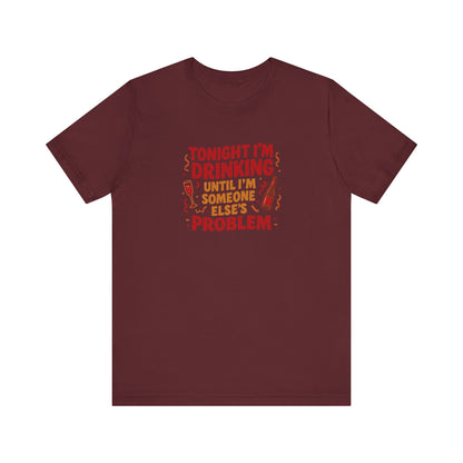 The Problem is Coming From Inside the Bar — Retro Tee (Dark)