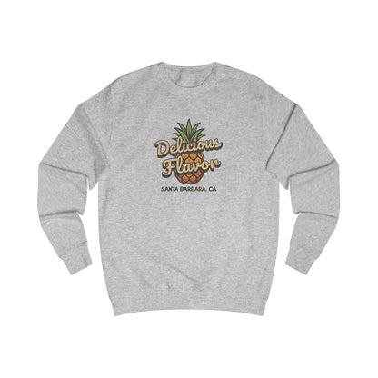 Delicious Flavor — Santa Barbara Pineapple Retro Sweatshirt (Light)