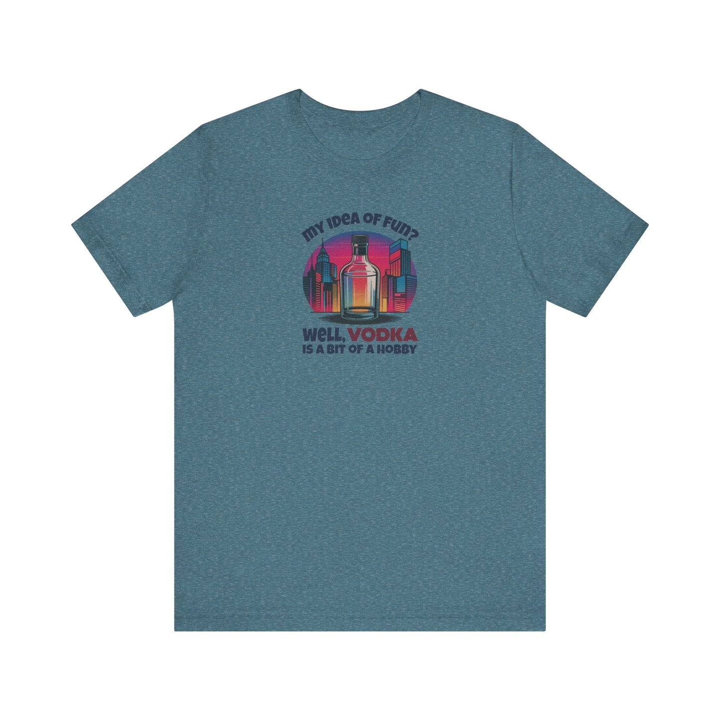 Vodka is a Bit of a Hobby — Retro Graphic Tee (Dark)