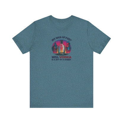 Vodka is a Bit of a Hobby — Retro Graphic Tee (Dark)