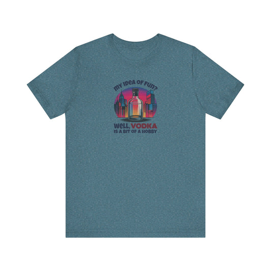 Vodka is a Bit of a Hobby — Retro Graphic Tee (Dark)