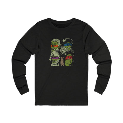 Renaissance Ninja Turtles — TMNT Retro Long Sleeve (Dark)